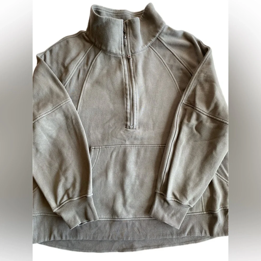 Lululemon Scuba Oversized Funnel-Neck
Half Zip *Long
Grey Eucalyptus xl/xxl - Picture 7 of 9
